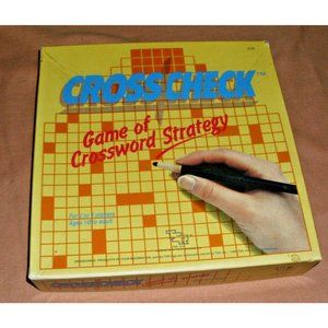 1985 TSR1018 - Cross Check, Game of Crossword Strategy - Complete